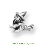 Sterling Silver Reflections Kids Witch Bead
