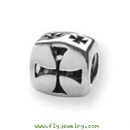 Sterling Silver Reflections Maltese Cross Bead