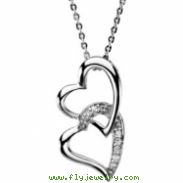 Sterling Silver Sister By Heart Pendant