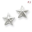 Sterling Silver Star Earrings