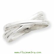 Sterling Silver Triple Intertwining Ring