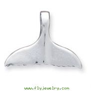 Sterling Silver Whale Tail Slide