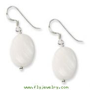 Sterling Silver White Mother Of Pearl Earrings