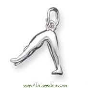 Sterling Silver Yoga Charm