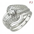 White Gold Diamond Bridal Set Ring