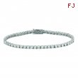 10 Pointer diamond bracelet