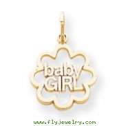 10k Baby Girl Charm