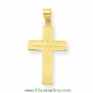 10k Cross Pendant