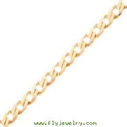 10K Gold 7.25mm 8'' Fancy Polished Link Bracelet