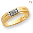 10k Men's Diamond Wedding Band ring
