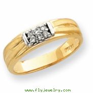 10k Men's Diamond Wedding Band ring