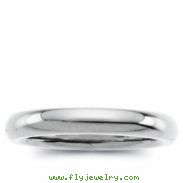 10K White Gold Comfort Fit Band