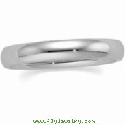 10K White Gold Comfort Fit Band