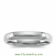 10K White Gold Light Comfort Fit Band