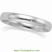 10K White Gold Light Comfort Fit Band