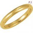 10K Yellow Gold Comfort Fit Band