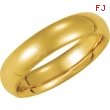 10K Yellow Gold Comfort Fit Band