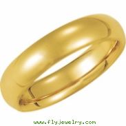 10K Yellow Gold Comfort Fit Band