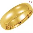 10K Yellow Gold Comfort Fit Band