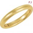 10K Yellow Gold Comfort Fit Band