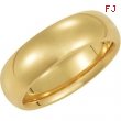 10K Yellow Gold Comfort Fit Band