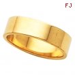 10K Yellow Gold Flat Band