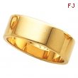 10K Yellow Gold Flat Band