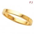 10K Yellow Gold Flat Band