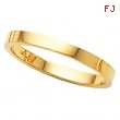 10K Yellow Gold Flat Band