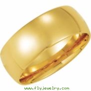 10K Yellow Gold Light Comfort Fit Band