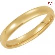 10K Yellow Gold Light Comfort Fit Band