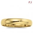 10K Yellow Gold Light Half Round Band