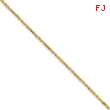 14k 1.2mm Solid D/C Machine-Made with Lobster Rope Chain