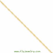 14k 1mm Singapore Chain