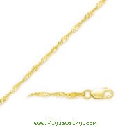 14K 2.0mm Singapore Chain SOLID