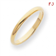 14k 2mm Half-Round Wedding Band ring