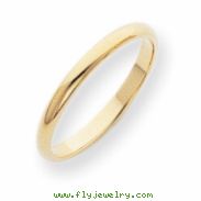 14k 2mm Half-Round Wedding Band ring