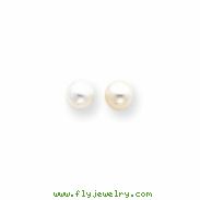 14k 6-6.5mm Cultured Pearl Stud Earrings