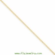 14k .6mm D/C Cable Chain