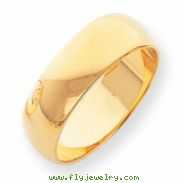 14k 7mm Comfort-Fit Band ring