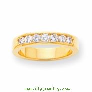 14k A Diamond channel band