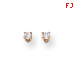 14k A Diamond stud earring