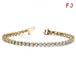 14k A Diamond tennis bracelet