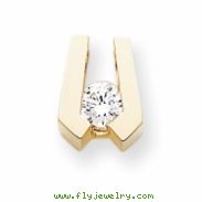 14k AA Diamond slide