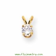 14k AAA Diamond pendant