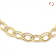 14K Adjustable Oval Link Necklace chain