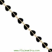 14k Black Onyx Bracelet