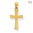 14K Cross Pendant