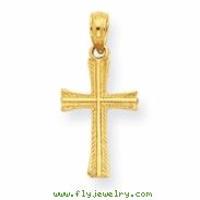 14K Cross Pendant