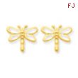 14k Dragonfly Post Earrings
